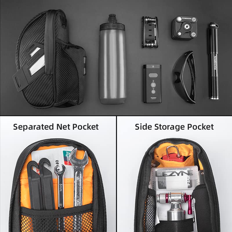Load image into Gallery viewer, Waterproof Bike Saddle Bag with Bottle Holder
