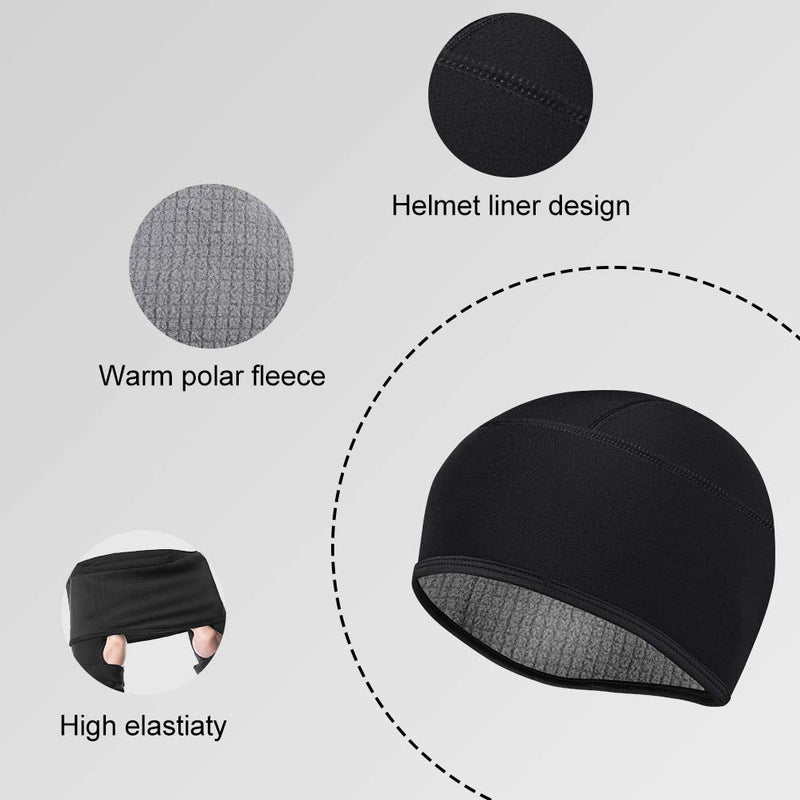 Load image into Gallery viewer, ROCKBROS Skull Cap Thermal Helmet Liner for Men Women Moisture Wicking Fits Under Helmets
