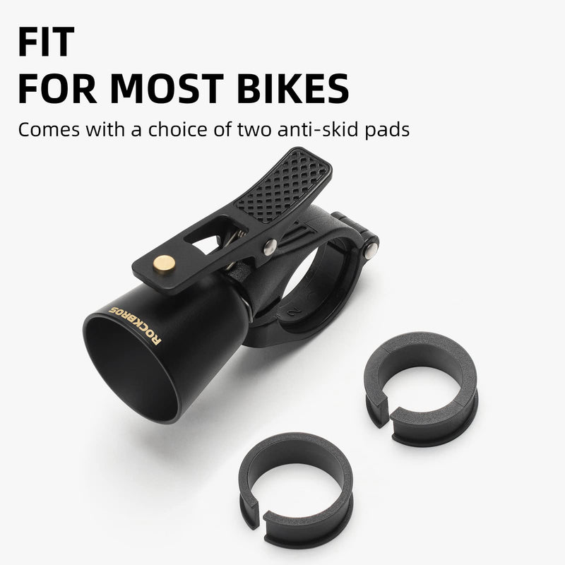 Load image into Gallery viewer, ROCKBROS Classic Brass Bike Bell Loud Easy Install Fits Most Handlebars
