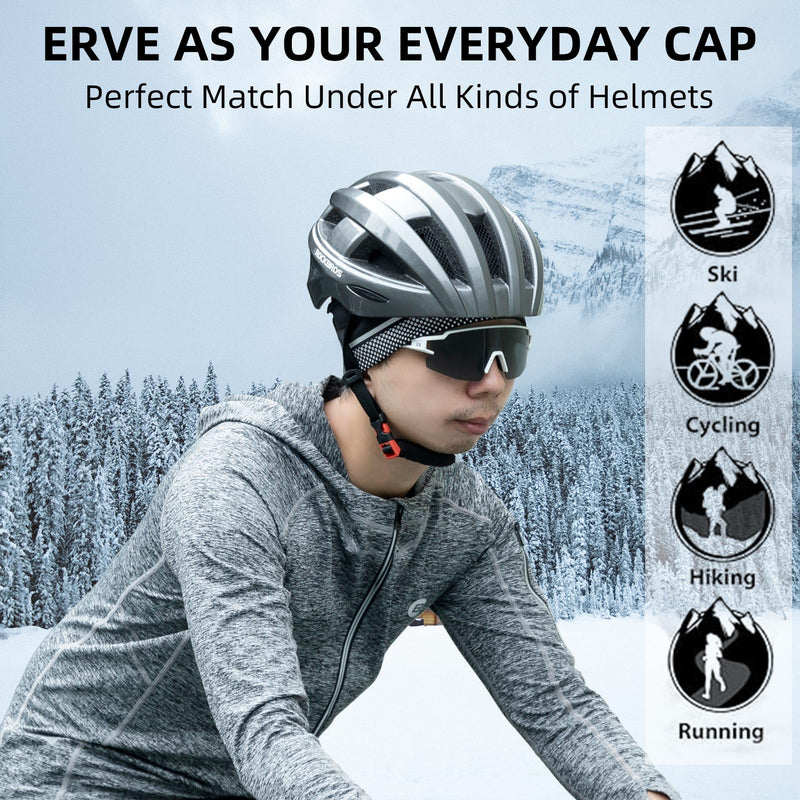 Load image into Gallery viewer, ROCKBROS Thermal Skull Cap Winter Hat for Men  Women, Ear Warmers Helmet Liner
