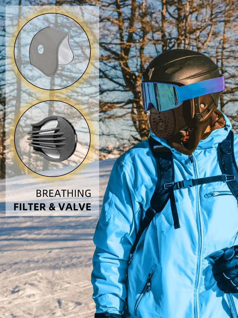 Load image into Gallery viewer, ROCKBROS Ski Mask Balaclava Winter Mask for Men Baclava Cold Weather Thermal
