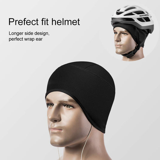 ROCKBROS Skull Cap Thermal Helmet Liner for Men Women Moisture Wicking Fits Under Helmets