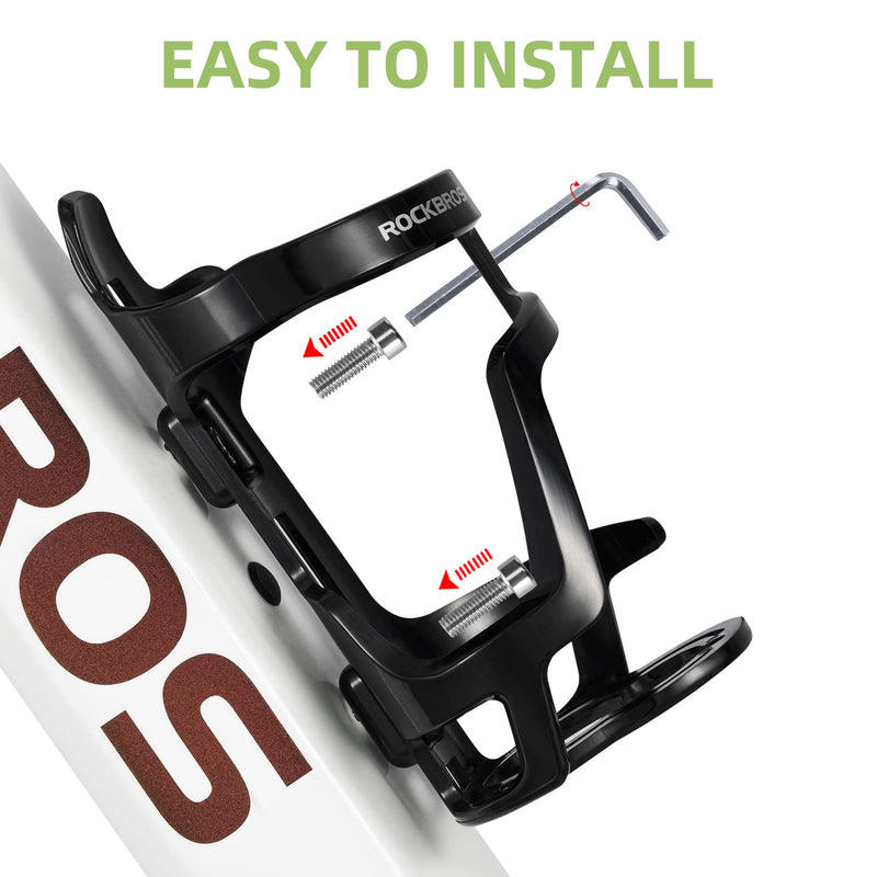 Load image into Gallery viewer, ROCKBROS Lightweight Slide Entry Bike Water Bottle Cage Adjustable Drink Holder
