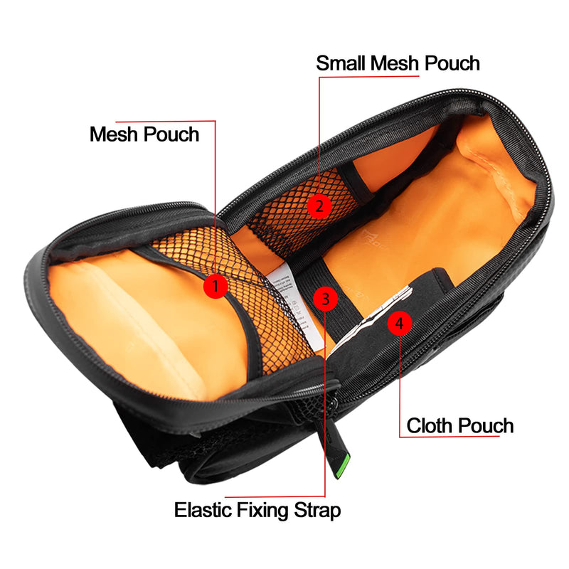 Load image into Gallery viewer, Waterproof Bike Saddle Bag with Bottle Holder
