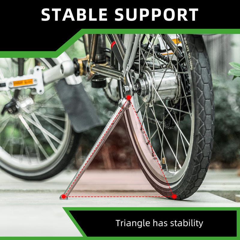 Load image into Gallery viewer, Adjustable Center Mount Kickstand for 16" Folding Bikes
