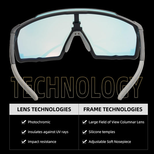 Polarised Full-Lens Sunglasses for Outdoor Sports