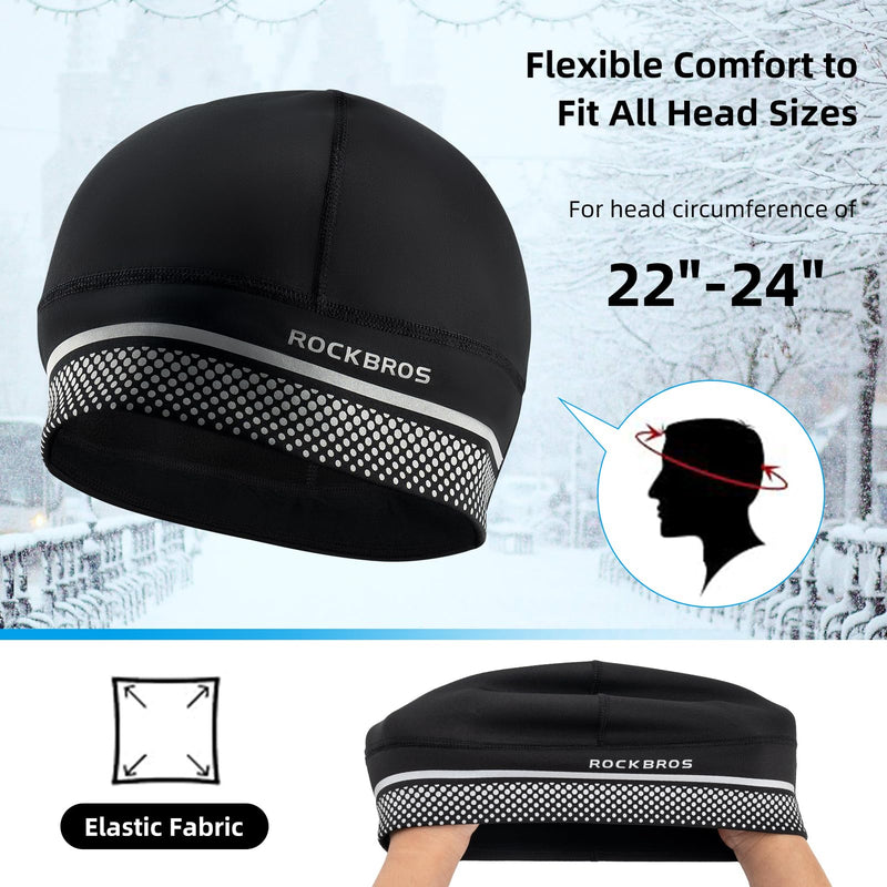 Load image into Gallery viewer, ROCKBROS Thermal Skull Cap Winter Hat for Men  Women, Ear Warmers Helmet Liner
