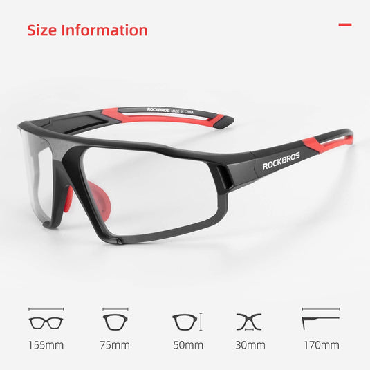 Adaptive Photochromic Cycling Sunglasses (UV400 Lens)