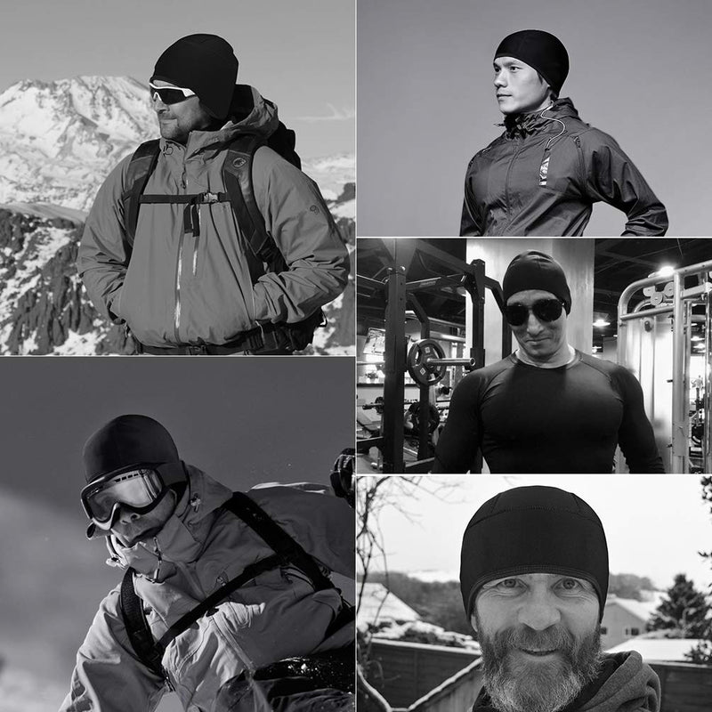 Load image into Gallery viewer, ROCKBROS Skull Cap Thermal Helmet Liner for Men Women Moisture Wicking Fits Under Helmets
