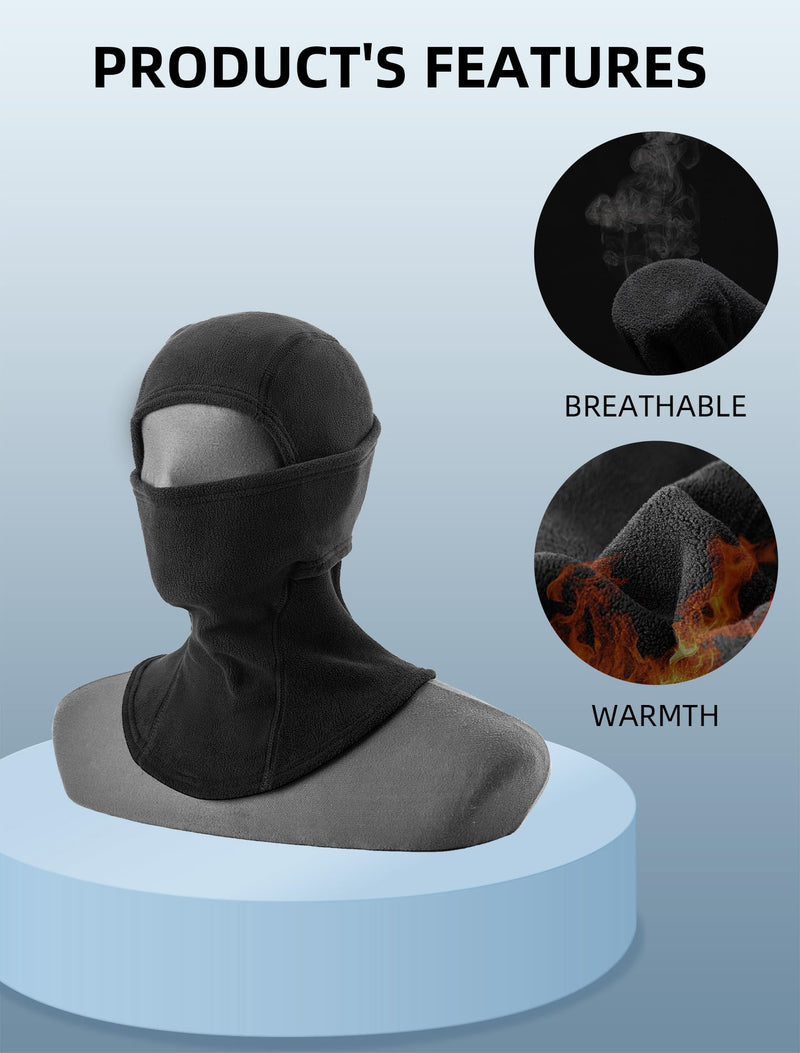 Load image into Gallery viewer, ROCKBROS Winter Windproof Thermal Fleece Balaclava Ski Mask for Men Women

