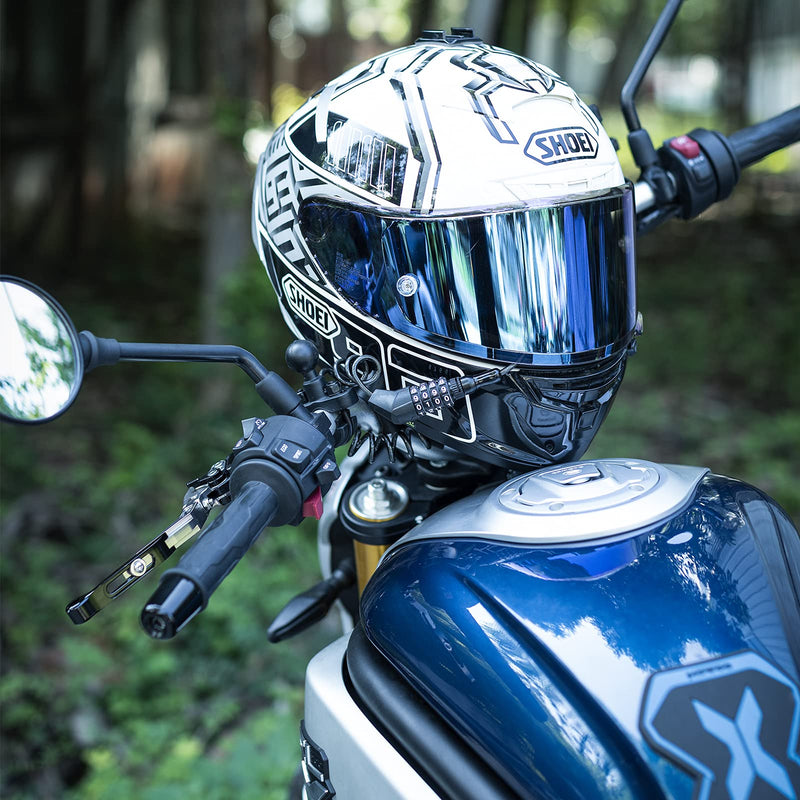 Load image into Gallery viewer, ROCKBROS Lightweight Helmet Lock, Resettable Combination Cable Lock for Bike &amp; Luggage
