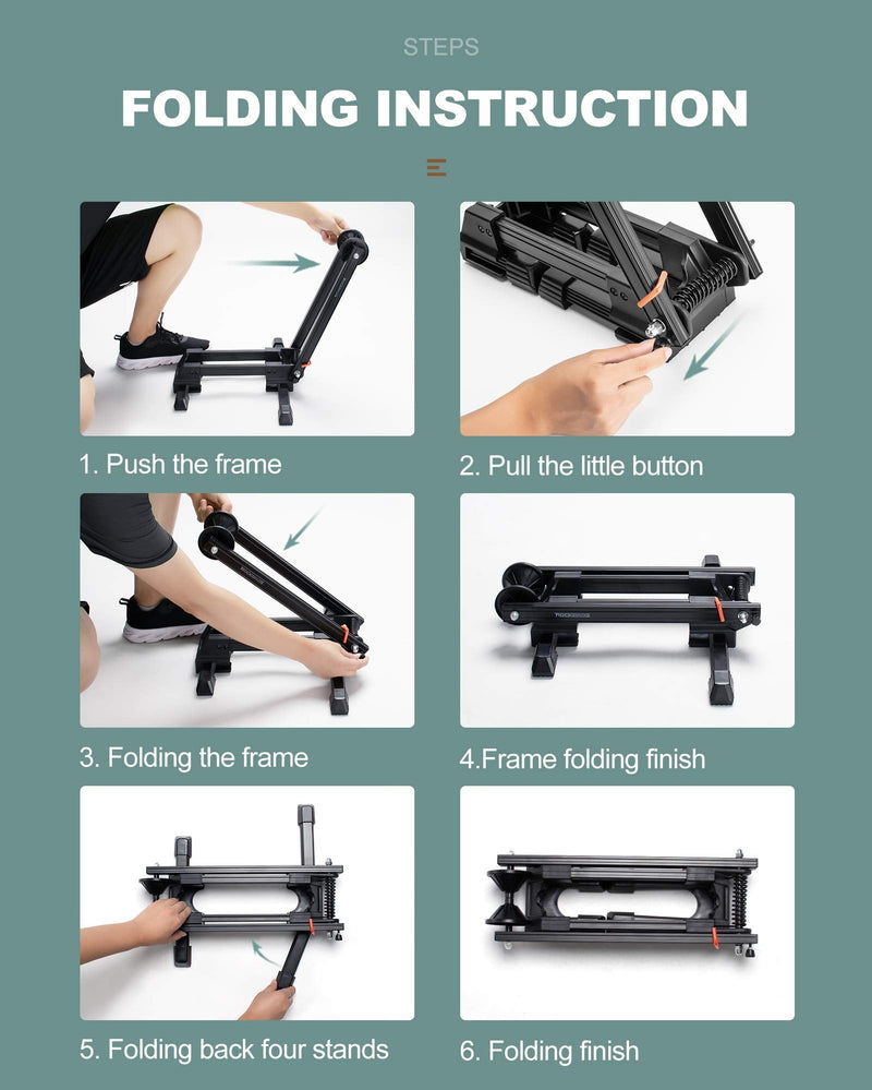 Load image into Gallery viewer, Foldable Alloy Indoor Bike Stand for 20"-29" Wheels
