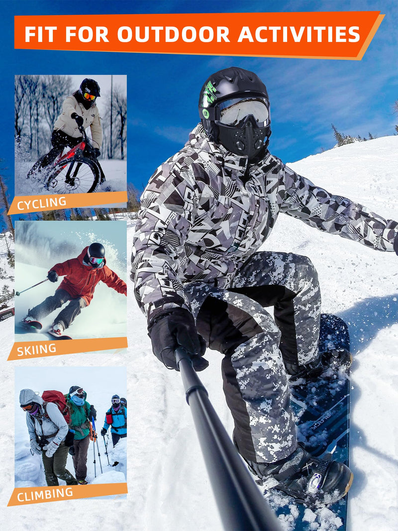 Load image into Gallery viewer, ROCKBROS Ski Mask Balaclava Winter Mask for Men Baclava Cold Weather Thermal
