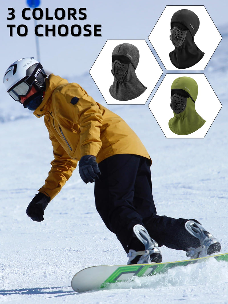 Load image into Gallery viewer, ROCKBROS Ski Mask Balaclava Winter Mask for Men Baclava Cold Weather Thermal
