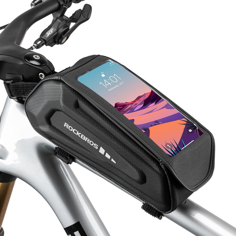 Load image into Gallery viewer, ROCKBROS Bike Bag Under 6.8” Bicycle Accessories Pouch, EVA Waterproof
