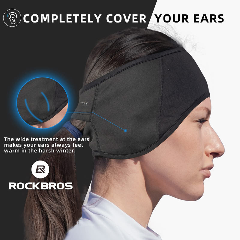 Load image into Gallery viewer, ROCKBROS Fleece Ear Warmers Headband for Men &amp; Women, Warm Ear Cover
