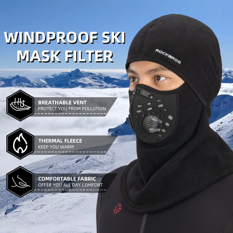 Load image into Gallery viewer, ROCKBROS Ski Mask Balaclava Winter Mask for Men Baclava Cold Weather Thermal
