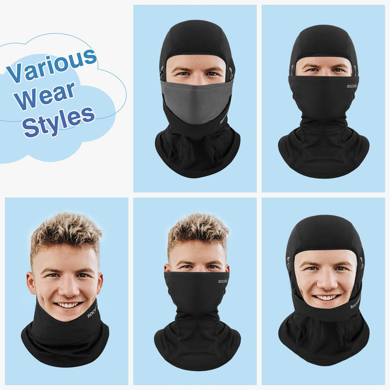 Load image into Gallery viewer, ROCKBROS Balaclava Ski Mask, Windproof Thermal Winter Neck Warmer Hood for Men  Women
