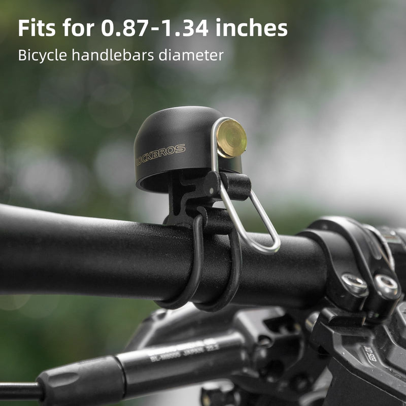 Load image into Gallery viewer, ROCKBROS 100dB Bike Bell, Loud Bicycle Bell for Adults &amp; Kids, Fits 0.87-1.34in Handlebars
