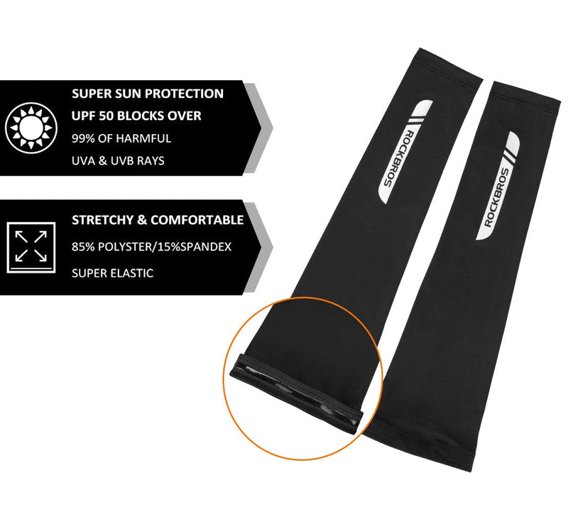 Load image into Gallery viewer, ROCKBROS Sun Protection Arm Sleeves Cooling for Running Golf Fishing Cycling
