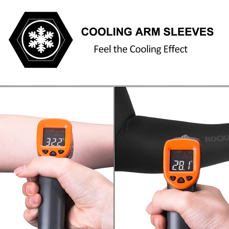 Load image into Gallery viewer, ROCKBROS Sun Protection Arm Sleeves Cooling for Running Golf Fishing Cycling
