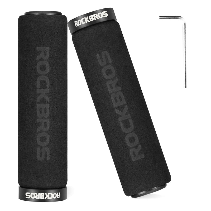 Load image into Gallery viewer, ROCKBROS Bike Grips Foam Single Lock on Bicycle  Soft Comfortable Non-Slip Bike Handle Grips
