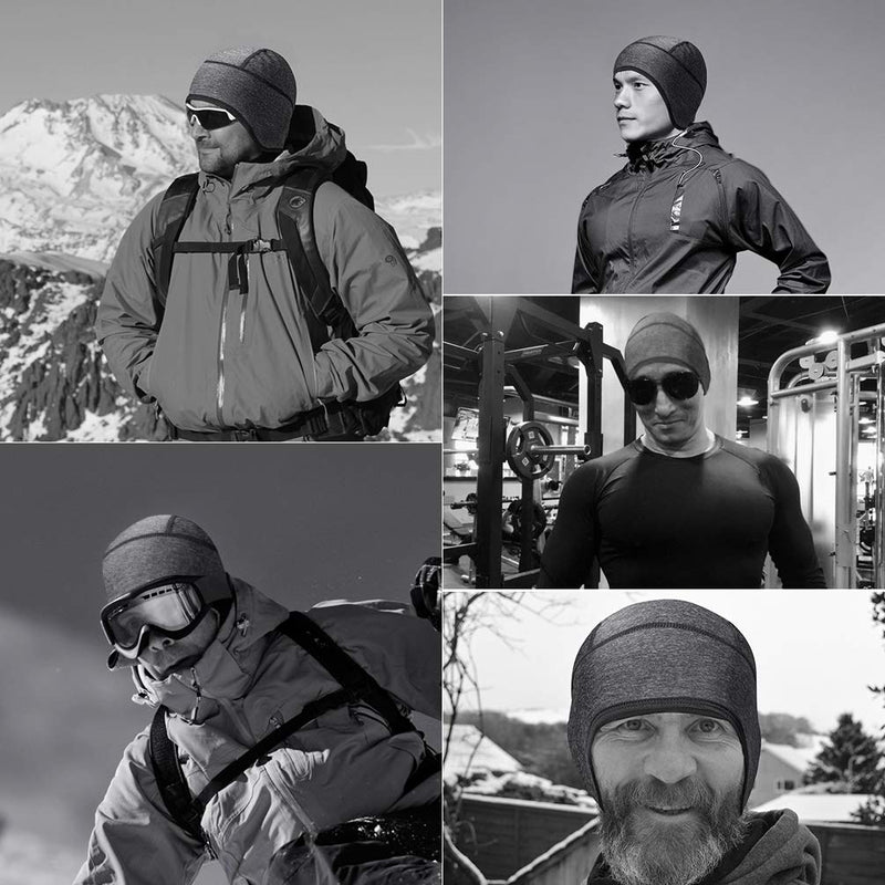 Load image into Gallery viewer, ROCKBROS Skull Cap Thermal Helmet Liner for Men Women Moisture Wicking Fits Under Helmets
