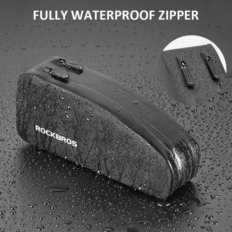 Load image into Gallery viewer, ROCKBROS Bike Bag Top Tube Bike Frame Bag Waterproof Two Zipper Pockets
