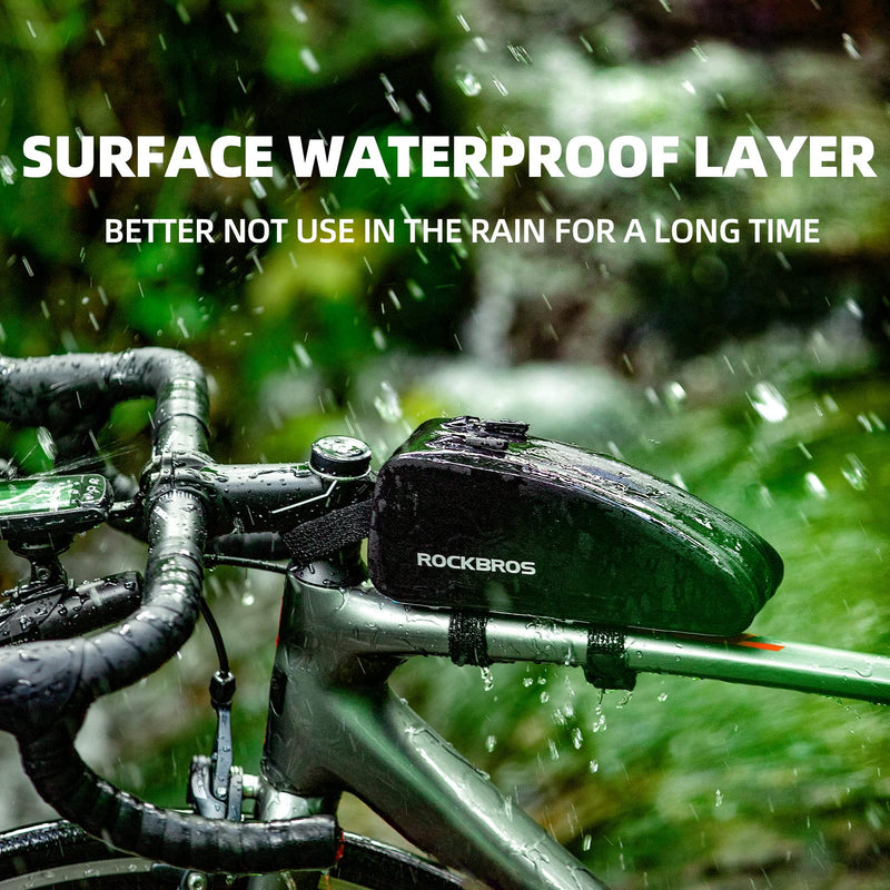 Load image into Gallery viewer, ROCKBROS Bike Bag Top Tube Bike Frame Bag Waterproof Two Zipper Pockets
