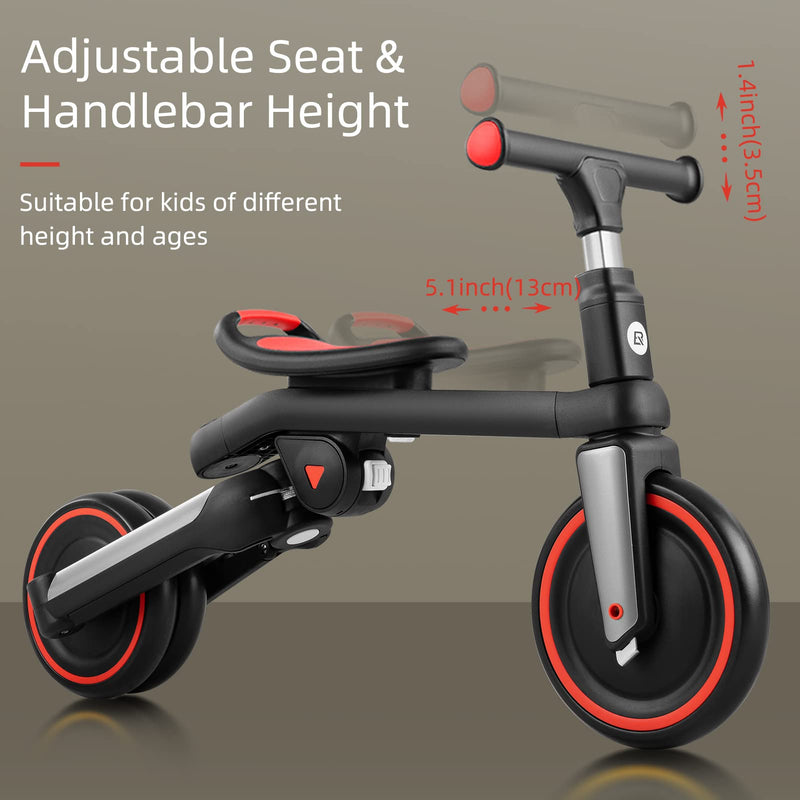 Load image into Gallery viewer, Kids 3 in 1 Tricycle Adjustable Seat Removable Pedals Toddler Ride On Bike
