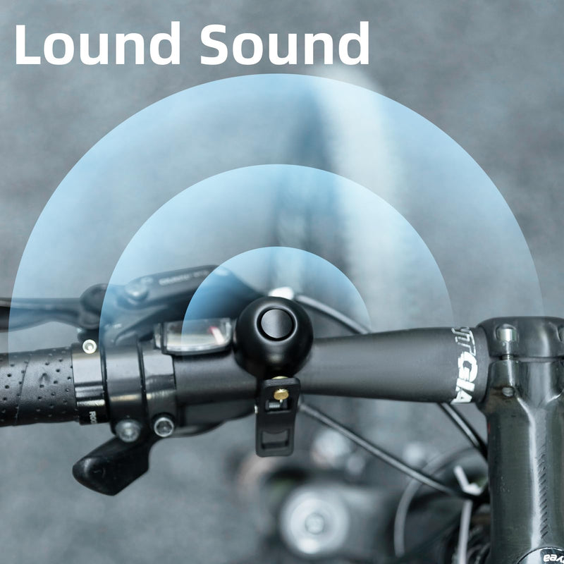 Load image into Gallery viewer, ROCKBROS Copper Alloy Bike Bell, Loud Classic Ring, Fits 21-23mm Handlebars for Adults
