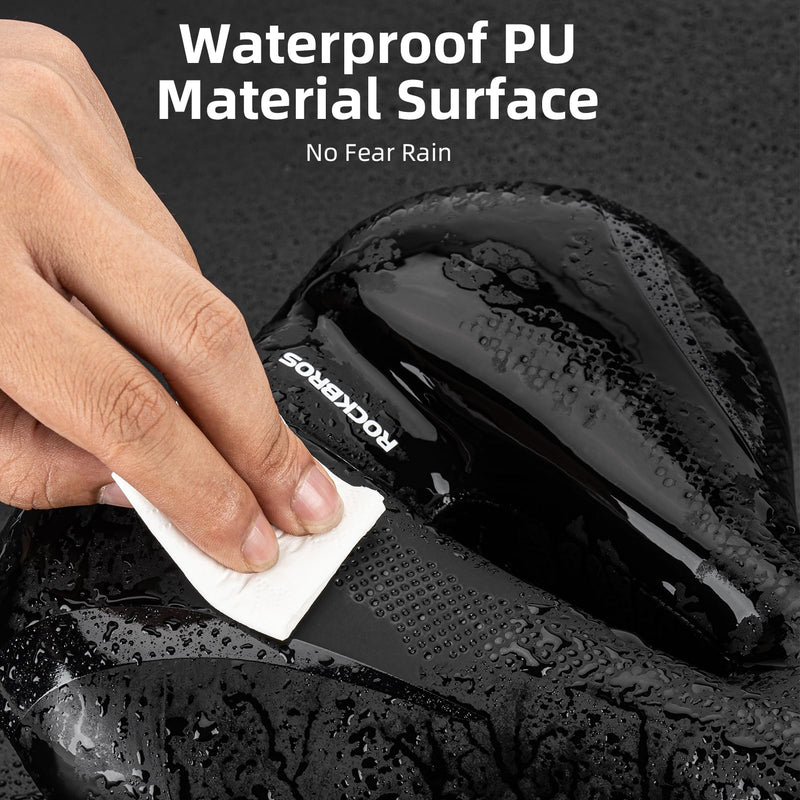 Load image into Gallery viewer, ROCKBROS Comfort Gel Bike Seat Breathable Waterproof Saddle Cruiser/Mountain/Fat Bikes
