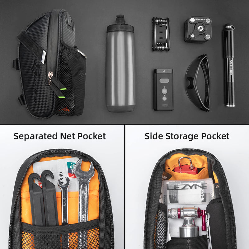 Load image into Gallery viewer, Waterproof Bike Saddle Bag with Bottle Holder

