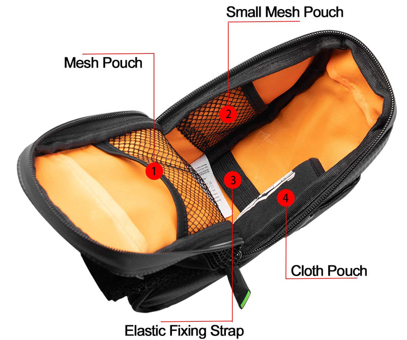 Load image into Gallery viewer, Waterproof Bike Saddle Bag with Bottle Holder
