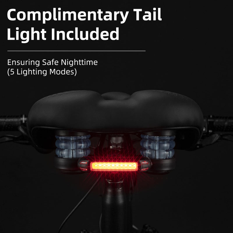 Load image into Gallery viewer, ROCKBROS Comfort Gel Bike Seat Breathable Waterproof Saddle Cruiser/Mountain/Fat Bikes
