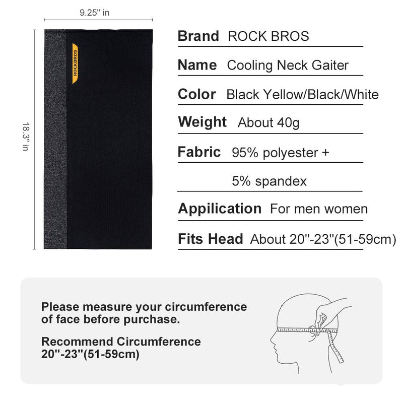 Load image into Gallery viewer, ROCKBROS Cooling Neck Gaiter Face Mask Fishing Scarf Face Cover for Men Women
