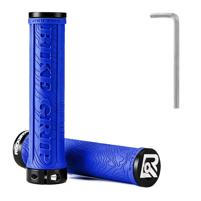 Load image into Gallery viewer, ROCKBROS Bike Handlebar Grips Double Lock-on MTB Bicycle Handle Bar Grips
