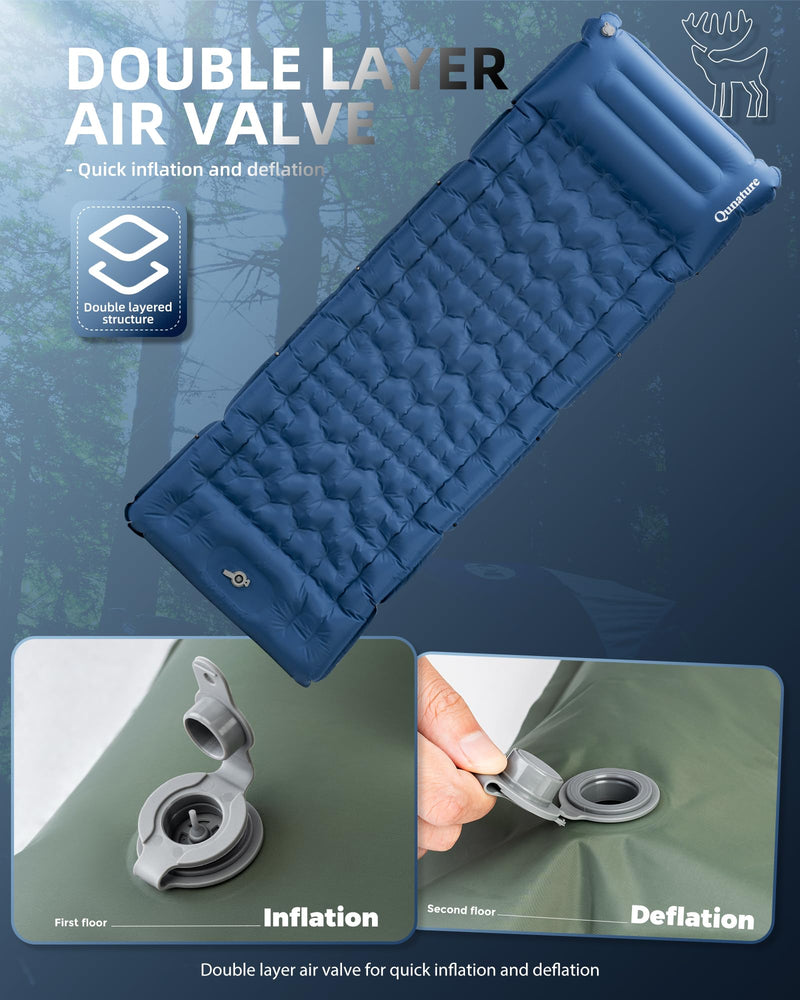 Load image into Gallery viewer, Qunature Camping Mattress Sleeping Pad for Outdoor Camping Ultra-light

