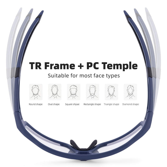Adaptive Photochromic Cycling Sunglasses (UV400 Lens)