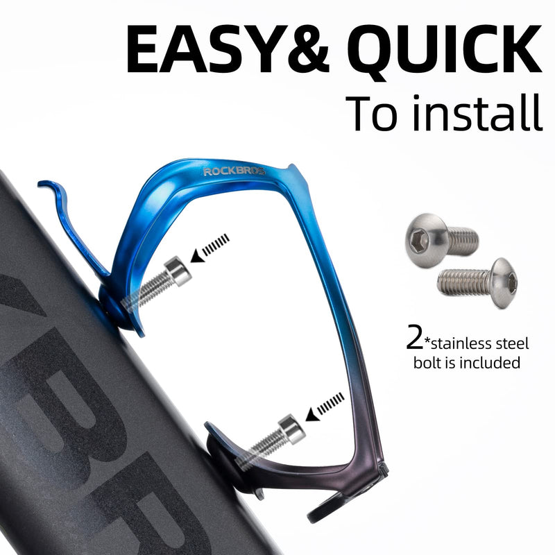 Load image into Gallery viewer, ROCKBROS Lightweight Aluminum Bike Water Bottle Cage Secure Adjustable Holder for Cycling
