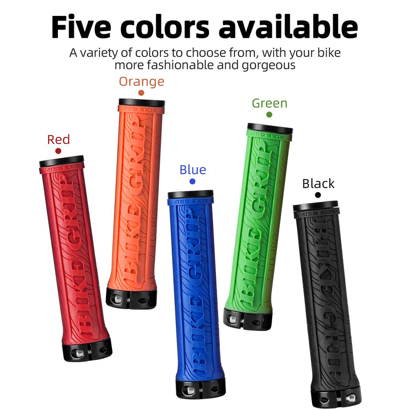 Load image into Gallery viewer, ROCKBROS Bike Handlebar Grips Double Lock-on MTB Bicycle Handle Bar Grips
