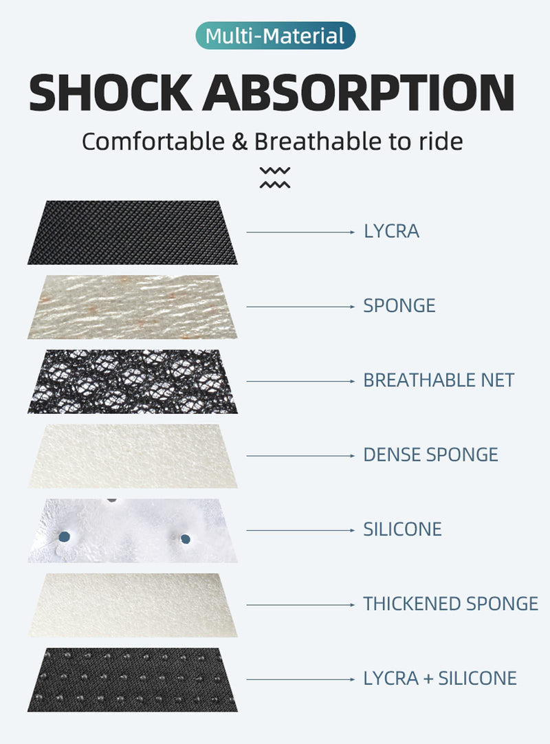 Load image into Gallery viewer, ROCKBROS Gel Bike Seat Cushion Padded Narrow Cover for Peloton Spin Bikes
