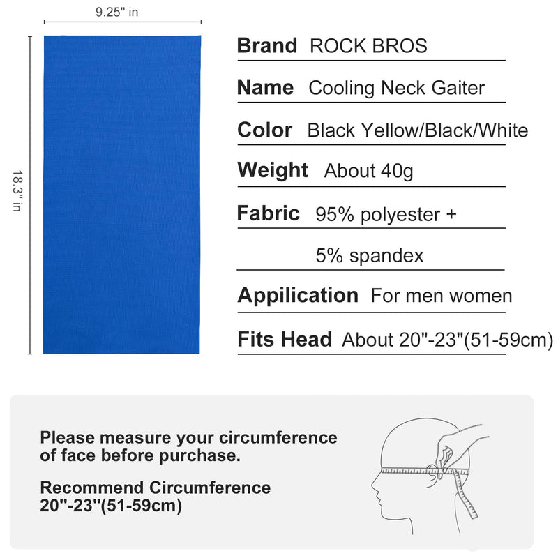 Load image into Gallery viewer, ROCKBROS Cooling Neck Gaiter Face Mask Fishing Scarf Face Cover for Men Women
