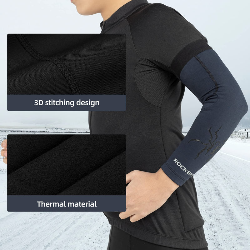 Load image into Gallery viewer, ROCKBROS Arm Sleeves Cycling Arm Warmers with Ultimate Warmth Moisture-Wicking Flexible
