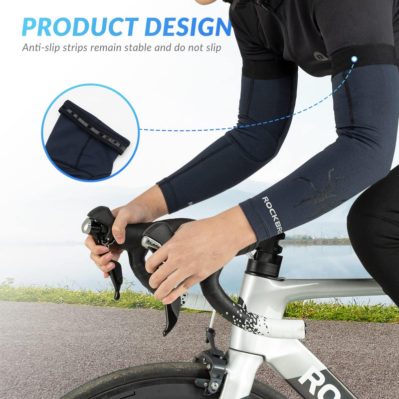 Load image into Gallery viewer, ROCKBROS Arm Sleeves Cycling Arm Warmers with Ultimate Warmth Moisture-Wicking Flexible

