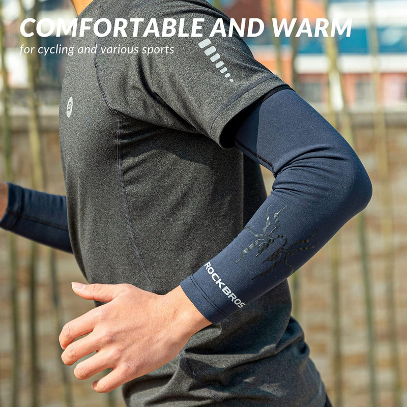 Load image into Gallery viewer, ROCKBROS Arm Sleeves Cycling Arm Warmers with Ultimate Warmth Moisture-Wicking Flexible

