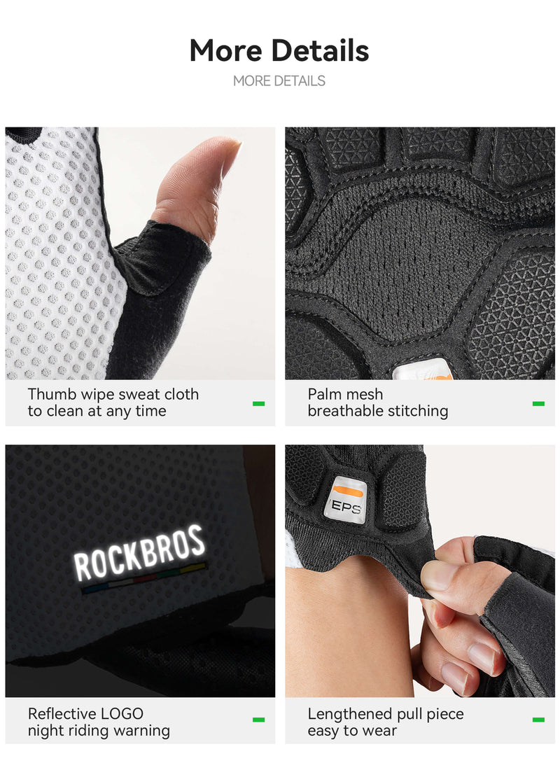 Load image into Gallery viewer, Breathable Anti-Slip Half Finger Cycling Gloves | ROAD TO SKY
