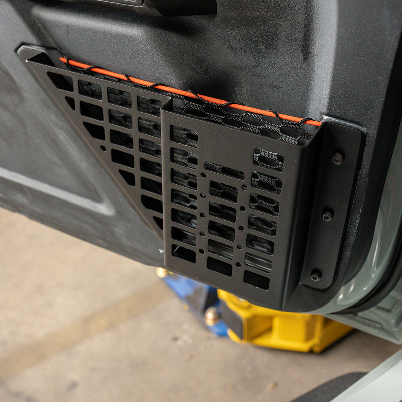 Load image into Gallery viewer, Front Door MOLLE Basket Fits 22+ Ford Bronco Raptor
