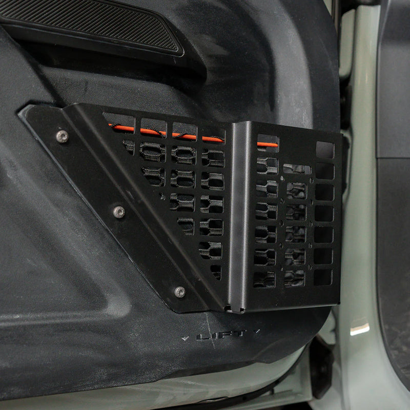 Load image into Gallery viewer, Cali Raised LED Front Door MOLLE Basket For 2021+ Ford Bronco Raptor
