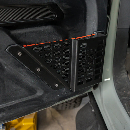 Cali Raised LED Front Door MOLLE Basket For 2021+ Ford Bronco Raptor